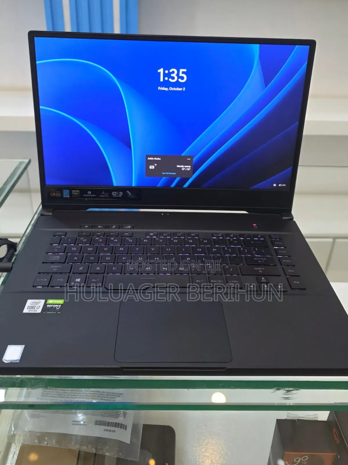 New Laptop Asus ROG Zephyrus G15 16GB Intel Core i7 SSD 512GB