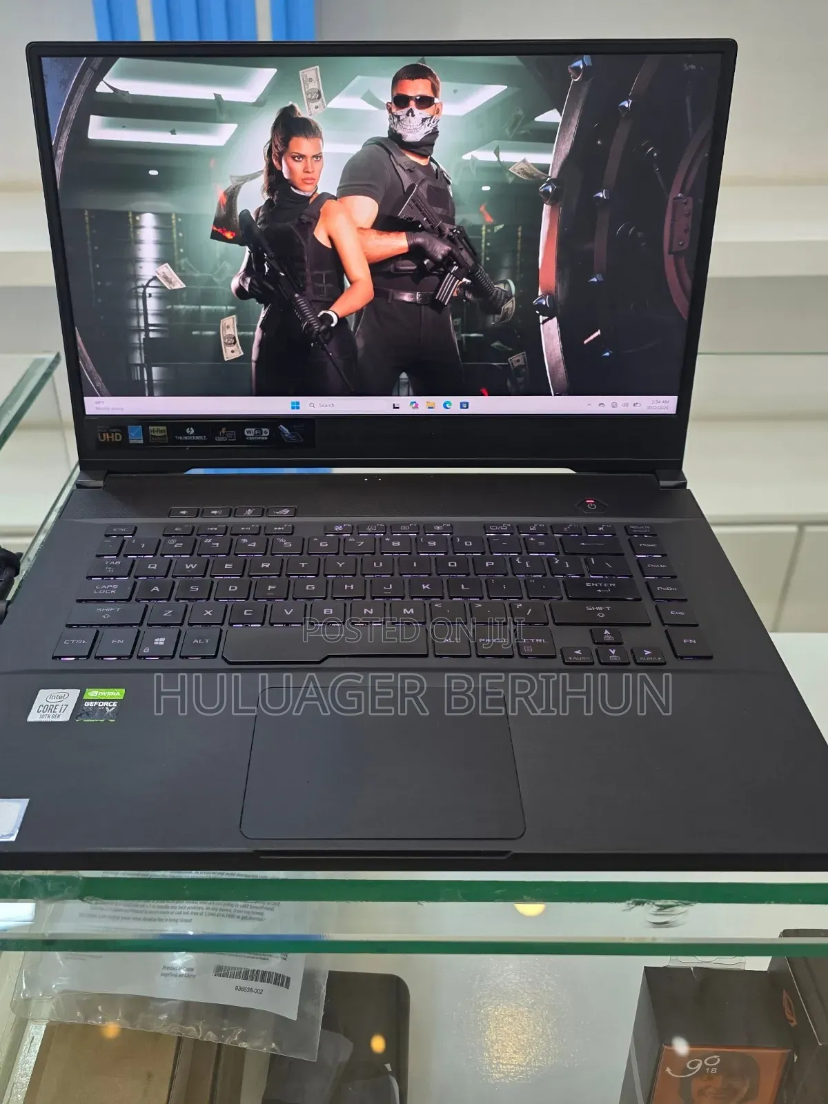 New Laptop Asus ROG Zephyrus G15 16GB Intel Core i7 SSD 512GB