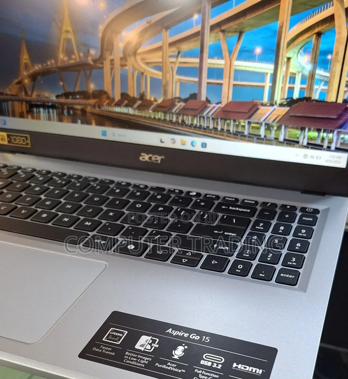 New Laptop Acer Aspire Go 15 8GB Intel Core 3 SSD 128GB