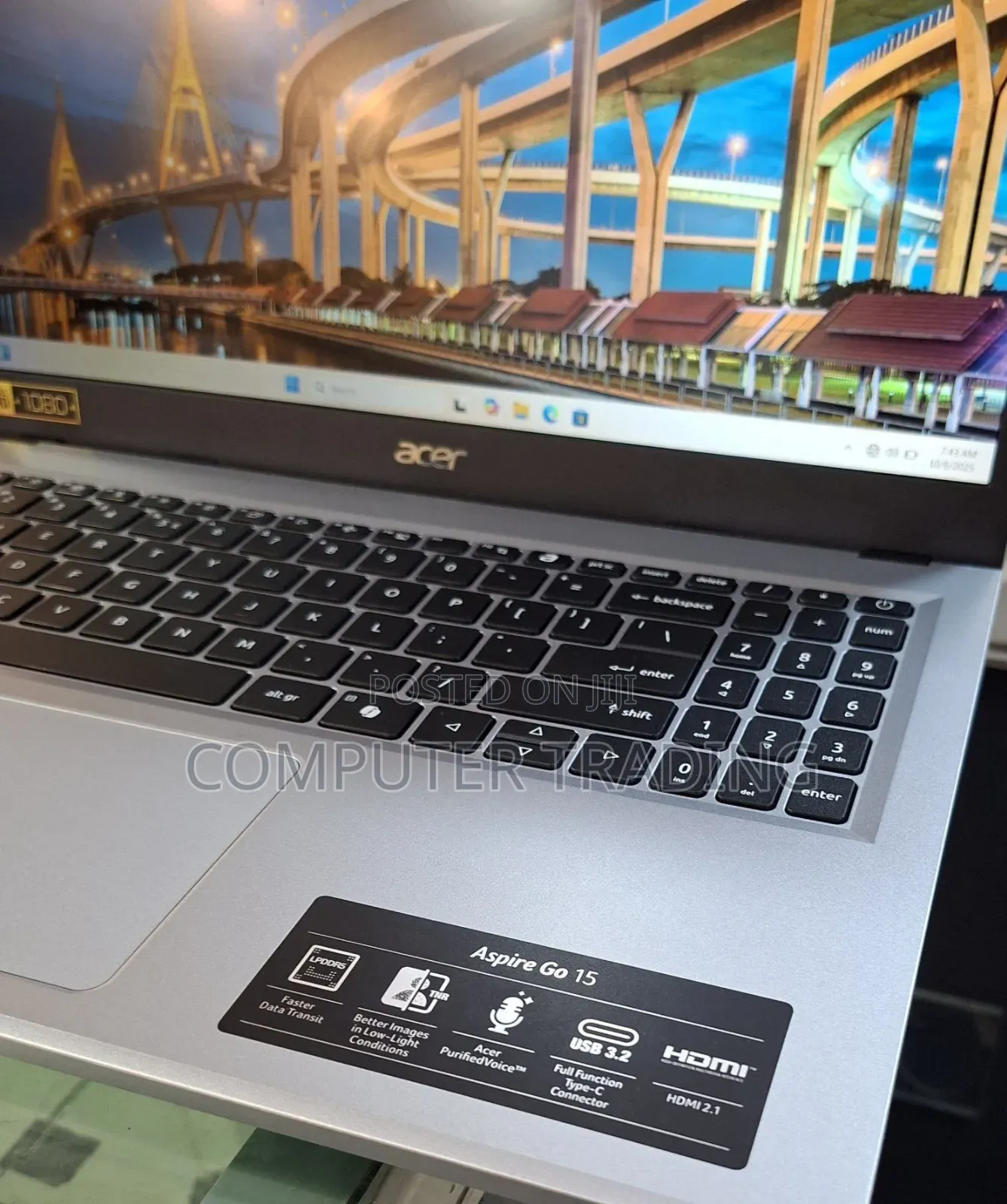 New Laptop Acer Aspire Go 15 8GB Intel Core 3 SSD 128GB