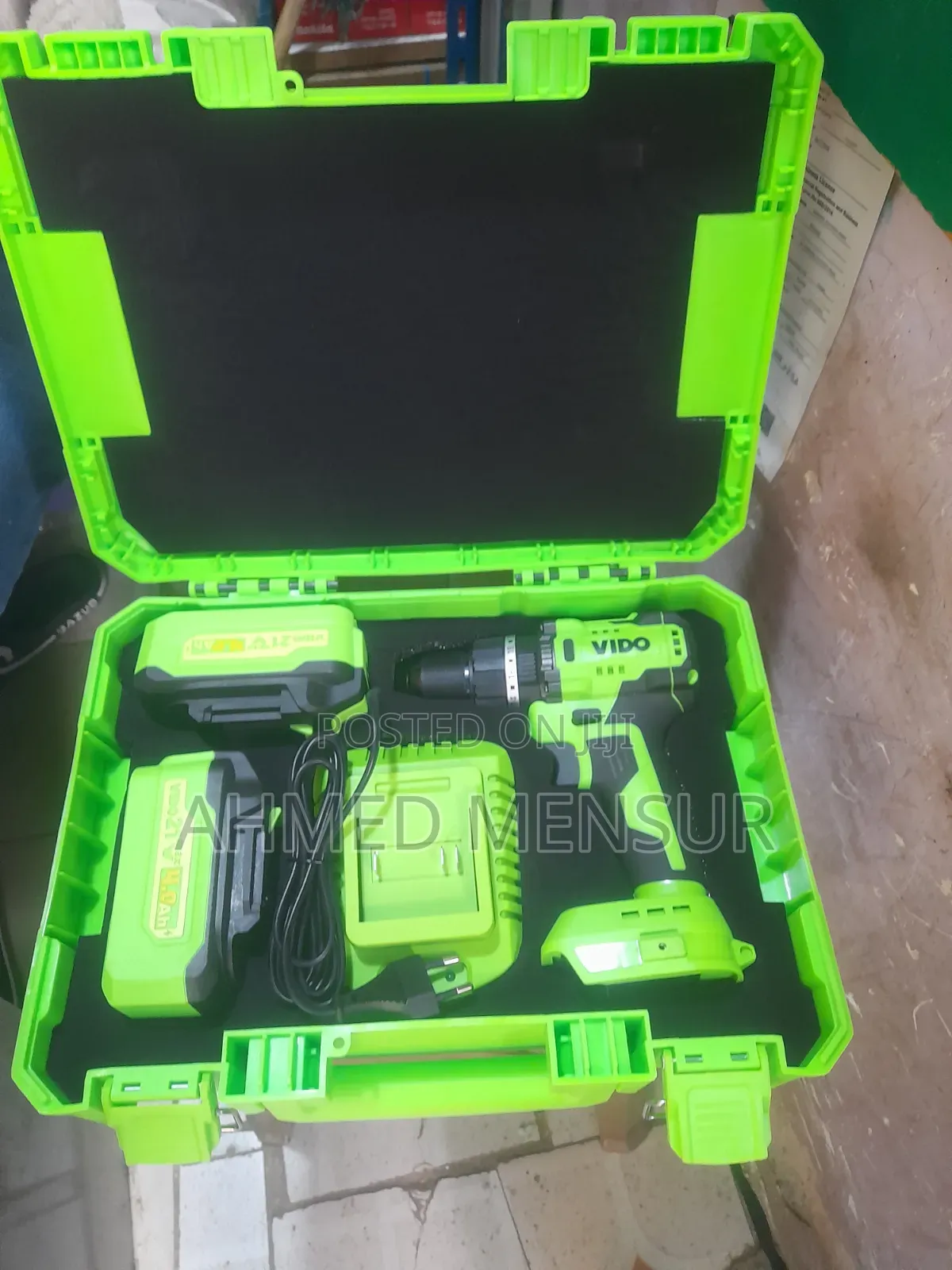 Vido Chargeble Drill 21V 90N Bale 4Ah