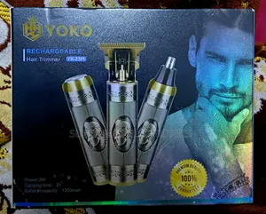 YOKO Rechargeable Hair Trimmer –Cordless Electric Hair Clipper for Men