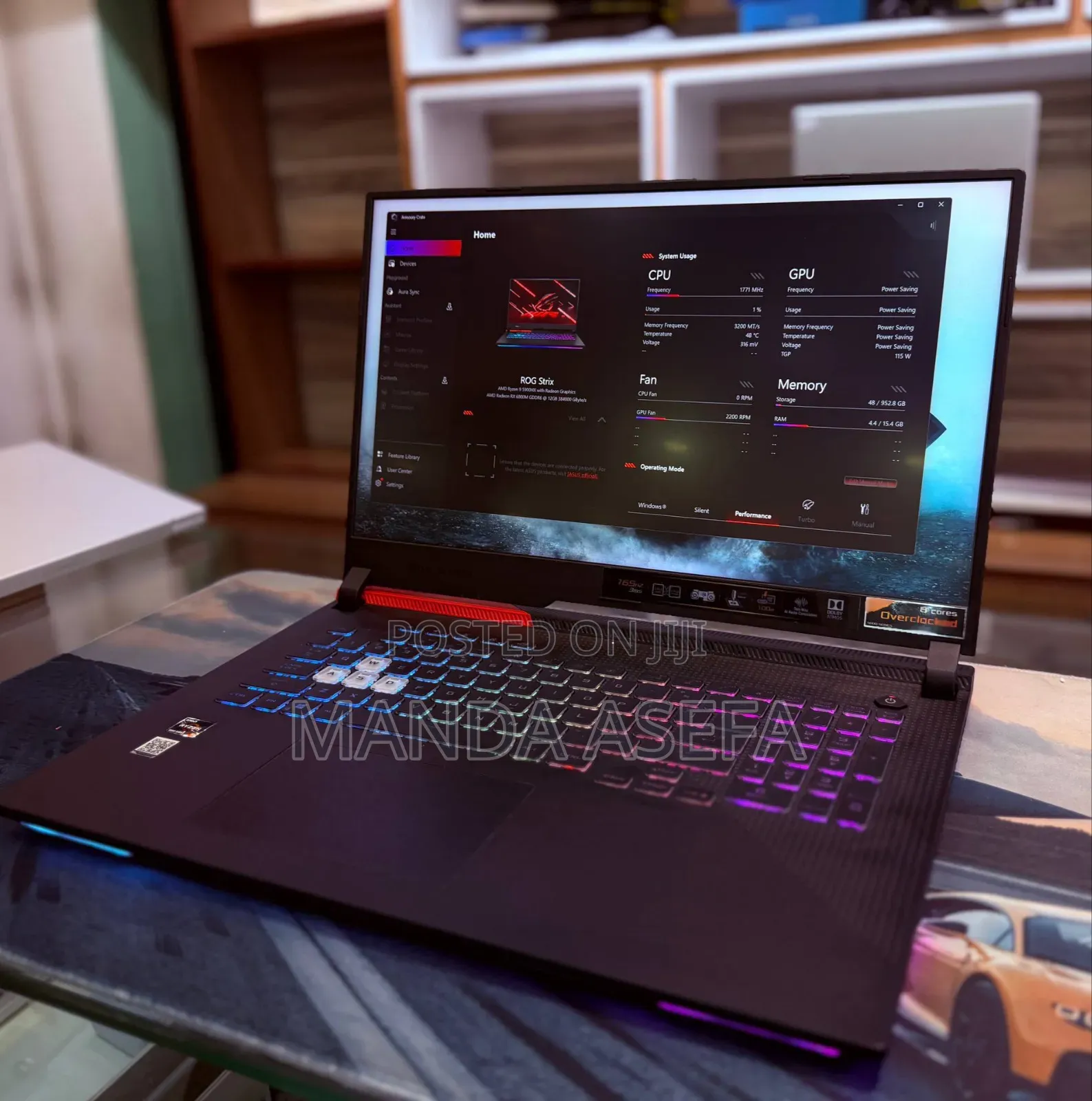 New Laptop Asus ROG Strix G16 G614 16GB AMD Ryzen 9 SSD 1T