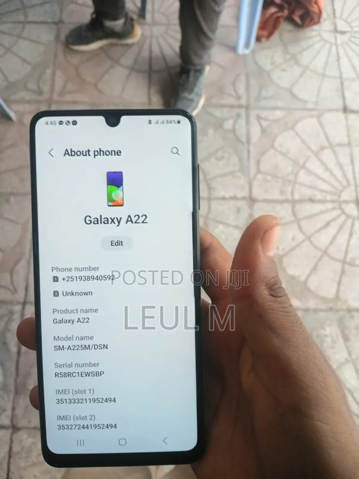 Samsung Galaxy A22 64 GB Black