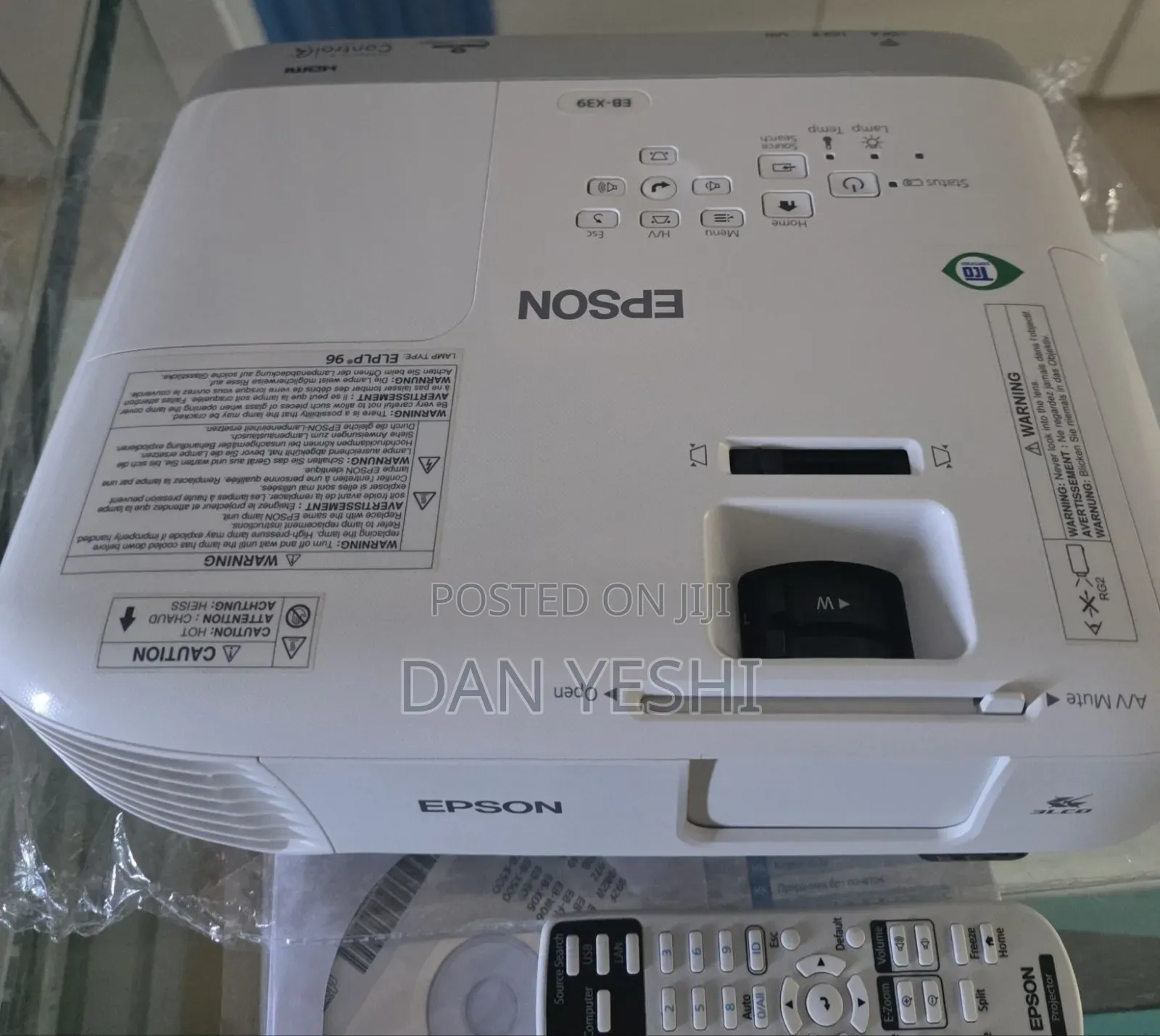 EPSON Projector 
Model Name: EB-x39
Hardware I