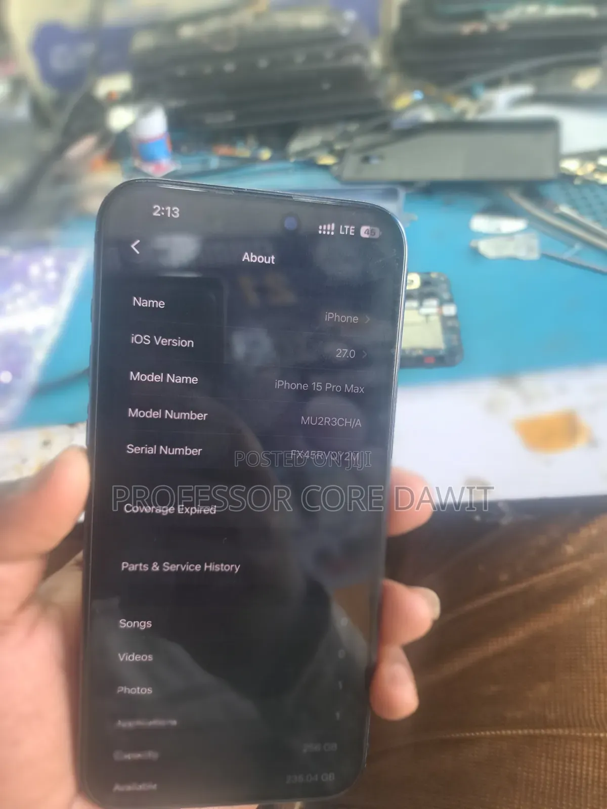 Apple iPhone 15 Pro Max 256 GB Gray
