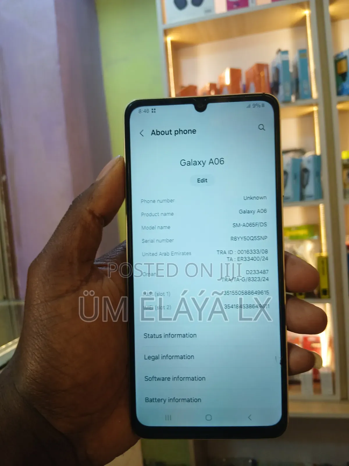 Samsung Galaxy A06 128 GB White