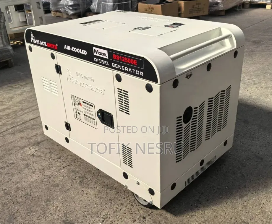 Diesle Silent Generator Black Smith Model Bs12500e 10kw 230/400v