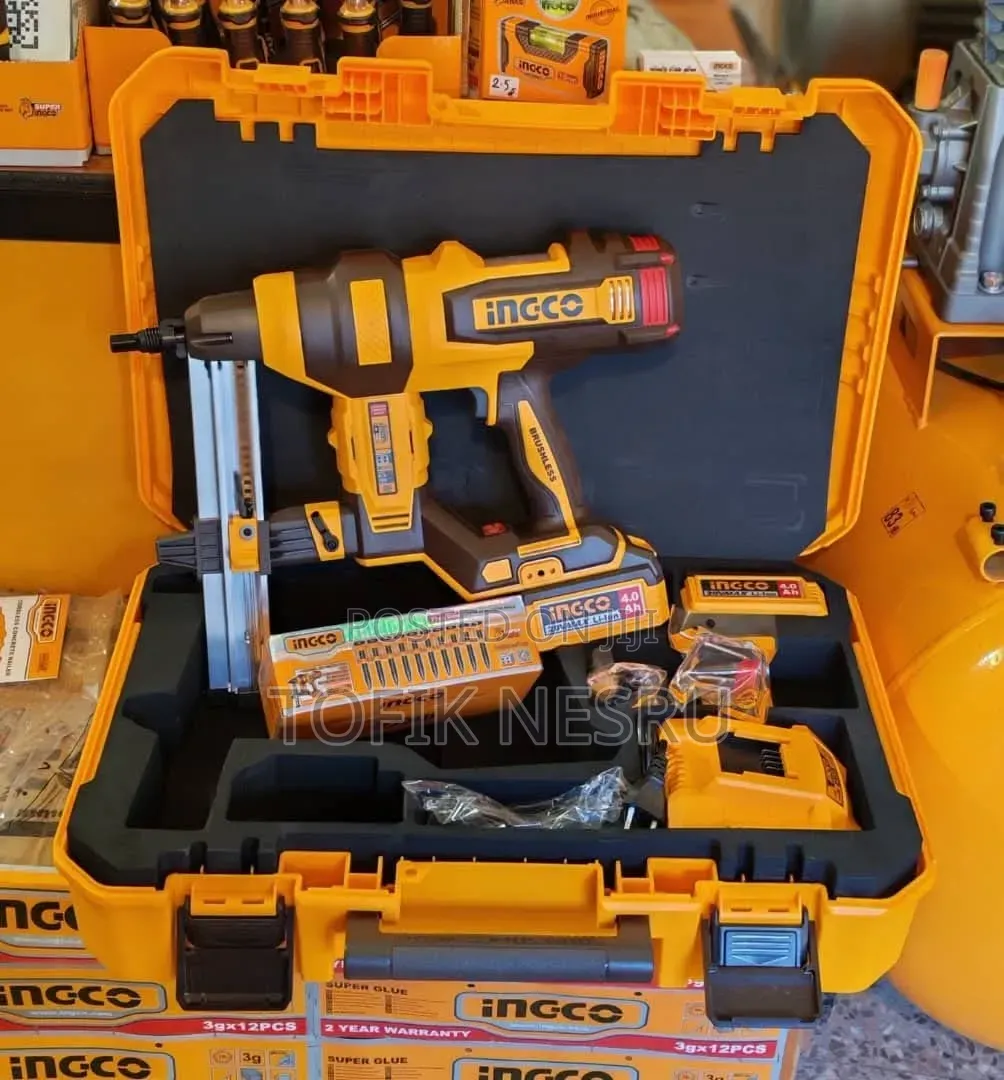 Chargeble Shuter Gun Ingco 20v 2×4.A Battry