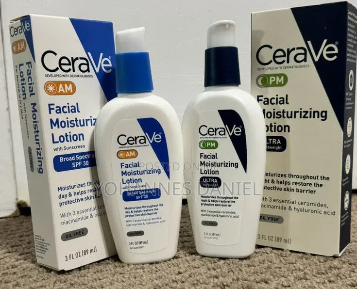 CeraVe PM Moisturizer – Lightweight Facial Lotion