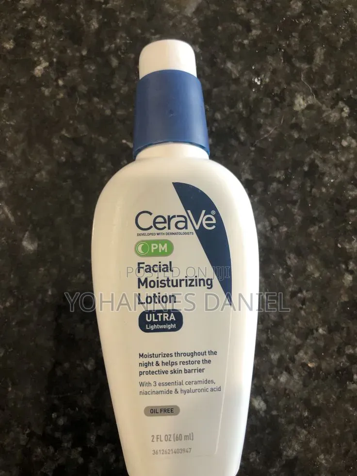 CeraVe PM Moisturizer – Ultra Lightweight Night Lotion