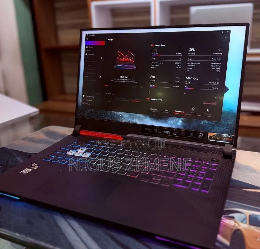 New Laptop Asus ROG Strix G17 16GB AMD Ryzen 9 SSD 1T