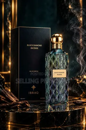 Black Diamond Lncense From the IBRAQ Brand Ibrahim Al-Qurashi