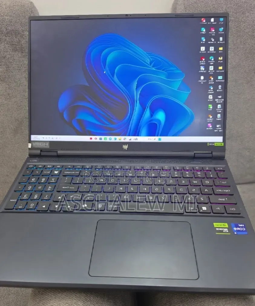 New Laptop Acer Predator Helios Neo 16 16GB Intel Core i9 SSD 1T