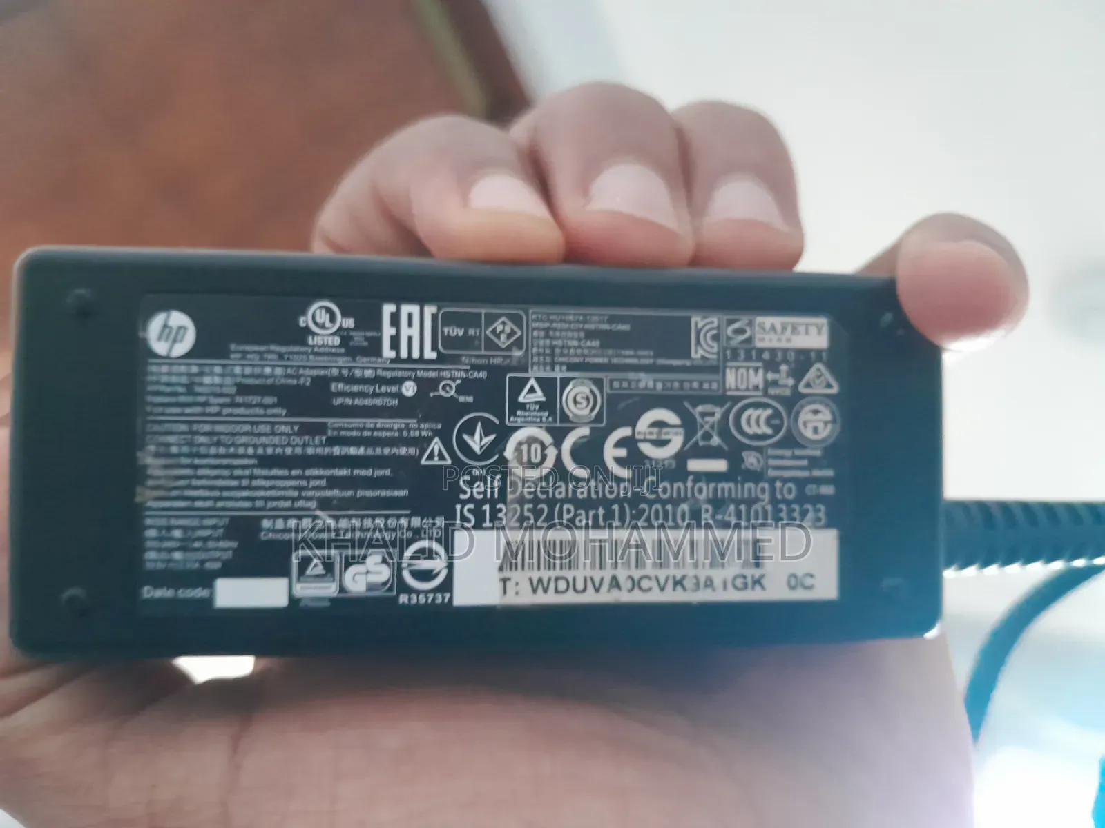 Original HP 45W Laptop Charger Adapter
