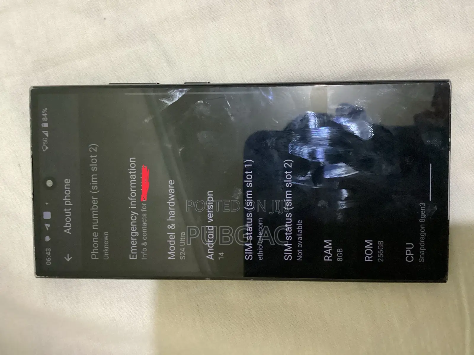 Samsung Galaxy S24 Ultra 256 GB Black