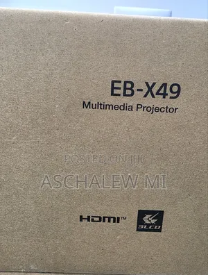 Brand New Epson Projector 
Model : EB-X49 
Technology: 3LCD,