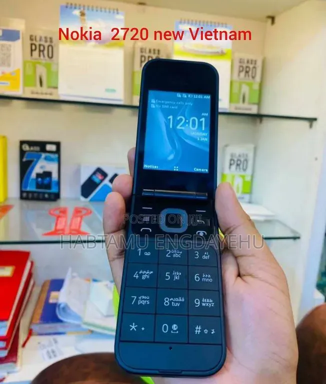 New Nokia 2720 Flip 512 GB Black