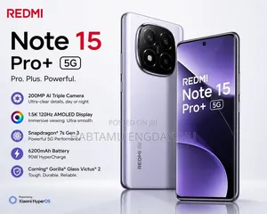 New Xiaomi Redmi Note 15 Pro+ 512 GB Black