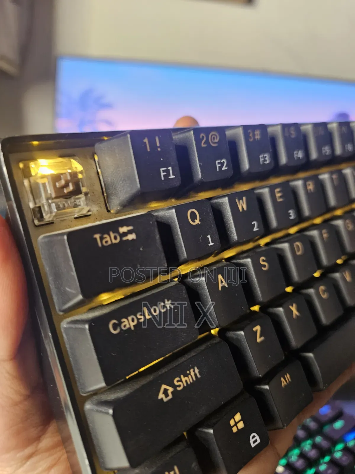  Royal Kludge Rk61 – Black & Yellow Edition
