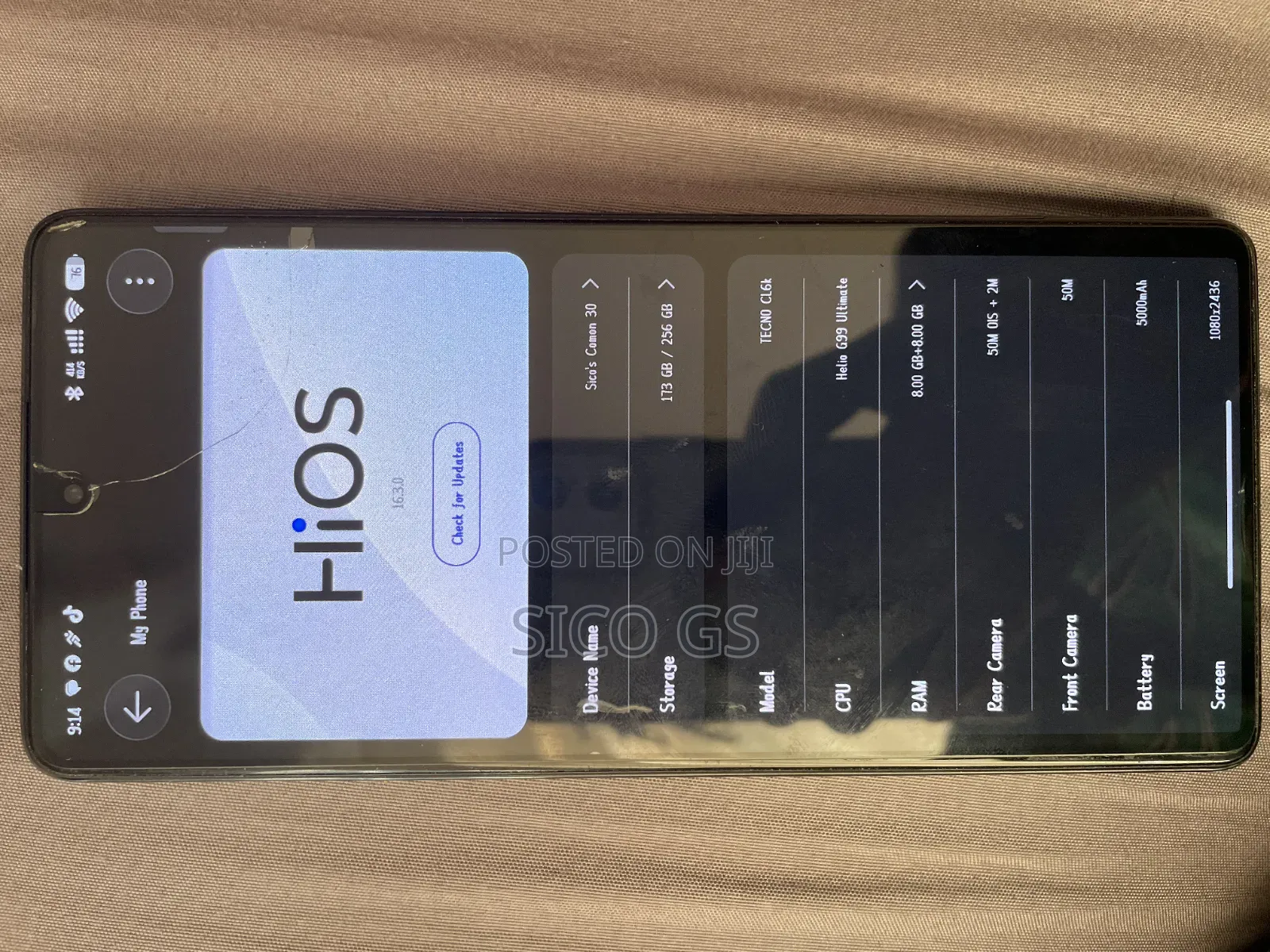 Tecno Camon 30 256 GB Graphite