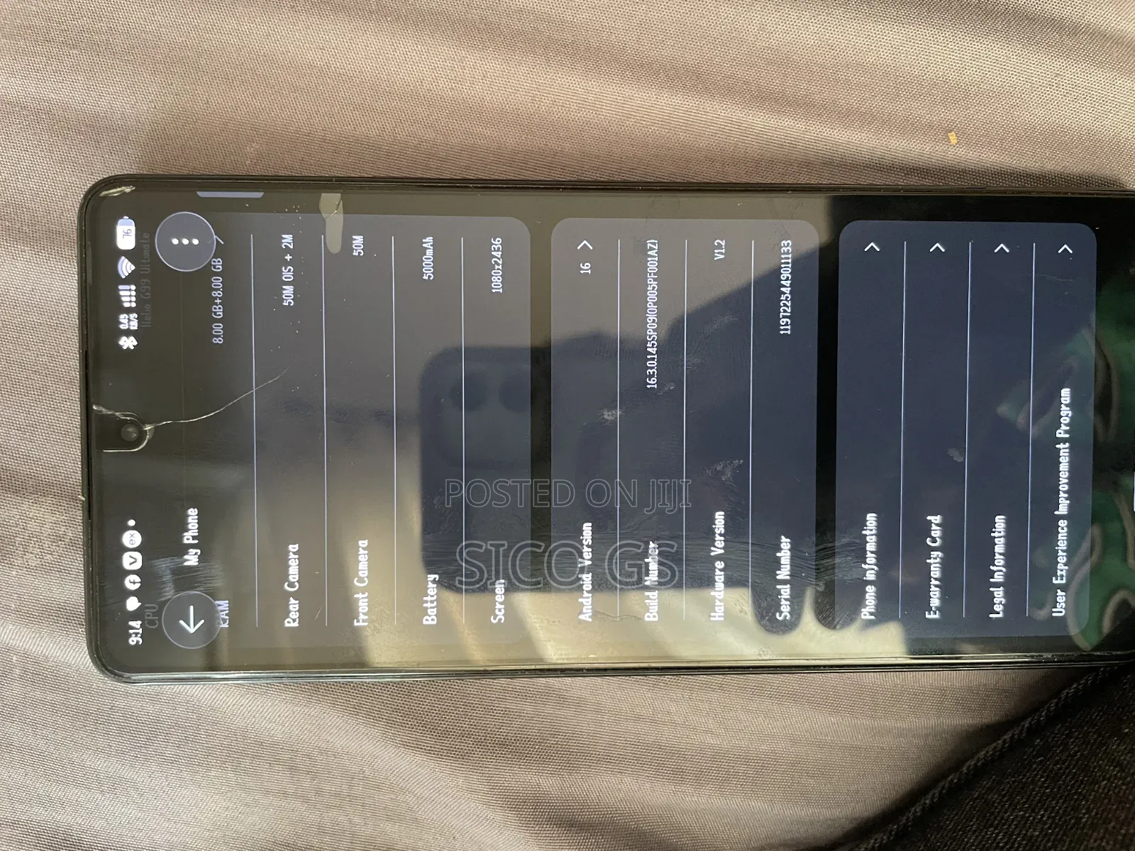 Tecno Camon 30 256 GB Graphite