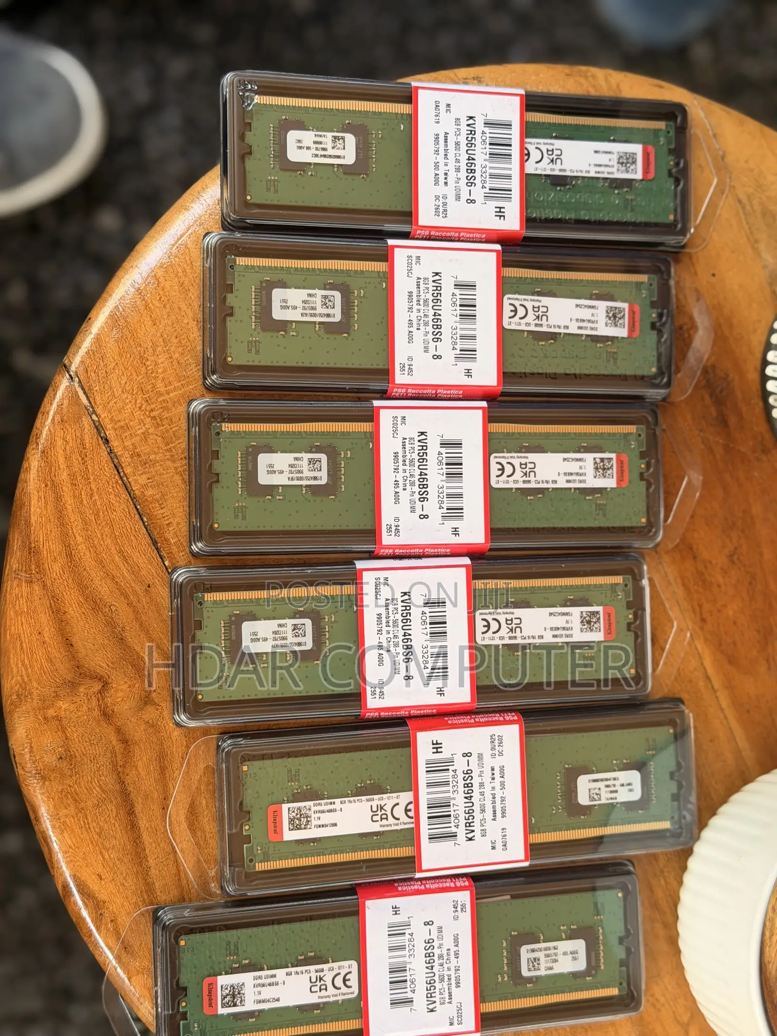 DDR5 Ram Desktop 5600Mhz Kingston