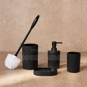6 PCS Bathroom Set 6 ዓይነት የመፀዳጃ ቤትና የንፅህና መጠበቂያዎች