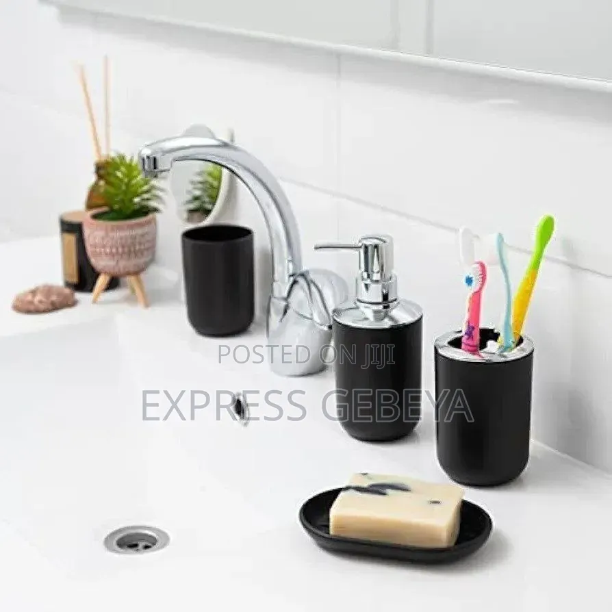 6 PCS Bathroom Set 6 ዓይነት የመፀዳጃ ቤትና የንፅህና መጠበቂያዎች