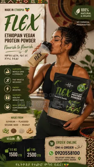 Flex Ethiopian Vegan Protien Powder