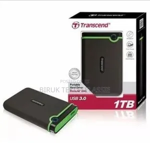 Transcend 1TB Storejet Shockproof USB 3.0 External Hard Drive