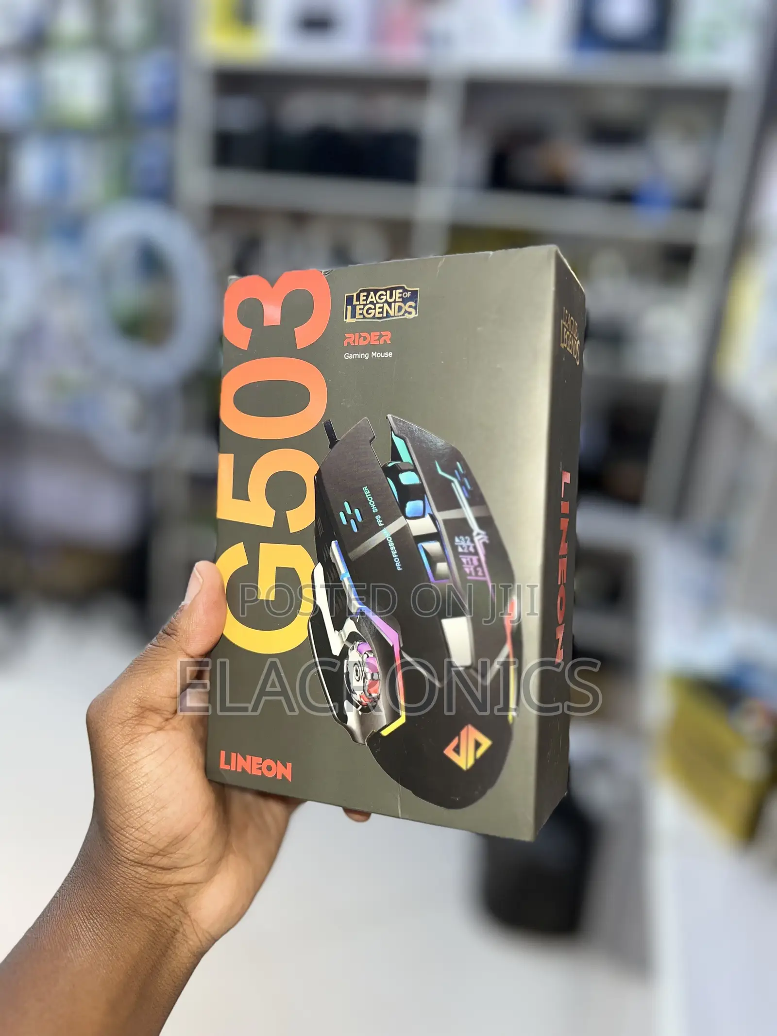 Lineon G503 Rider Gaming Mouse RGB (2400 DPI)