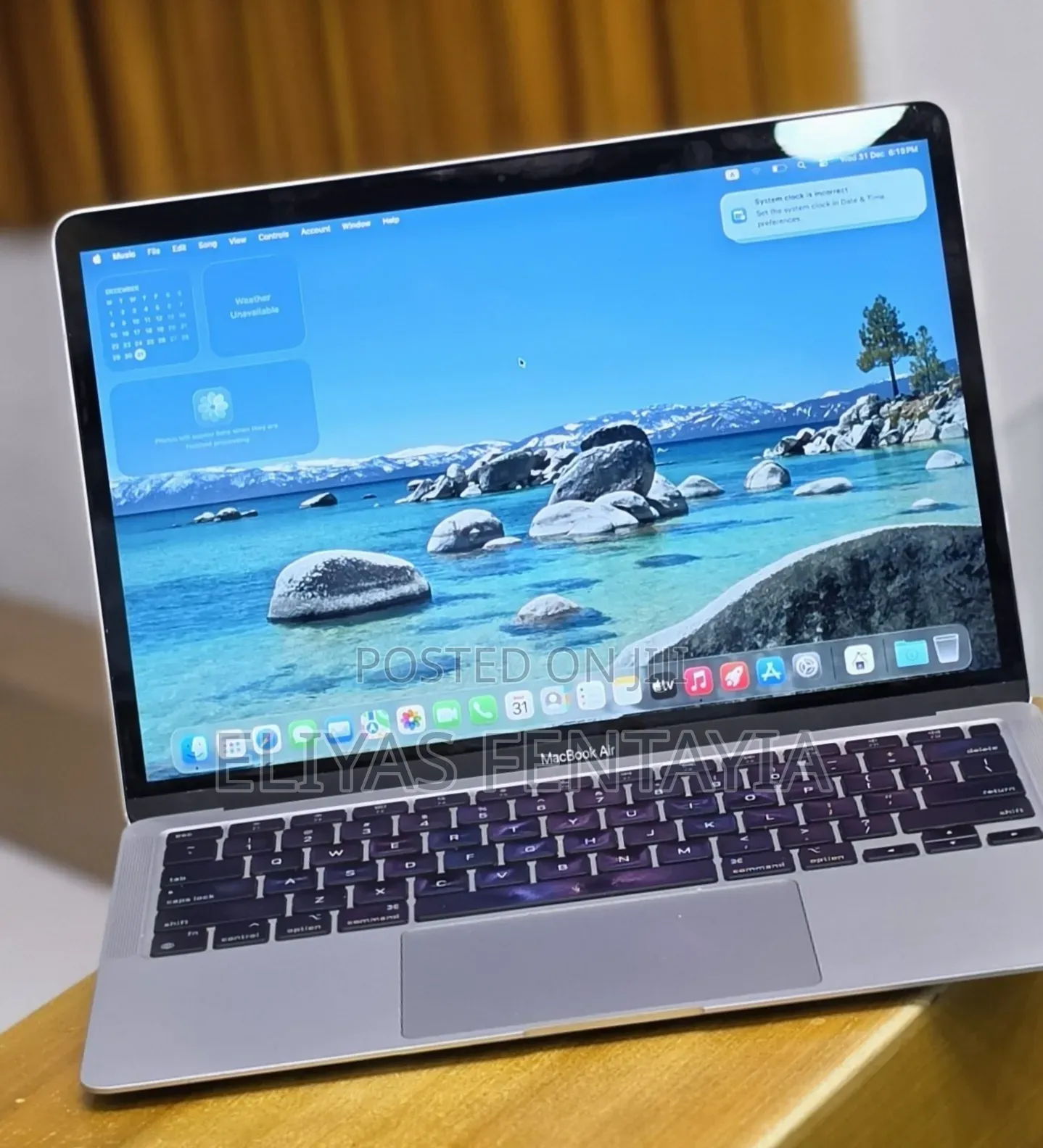 New Laptop Apple MacBook Air 2020 M1 8GB SSD 256GB