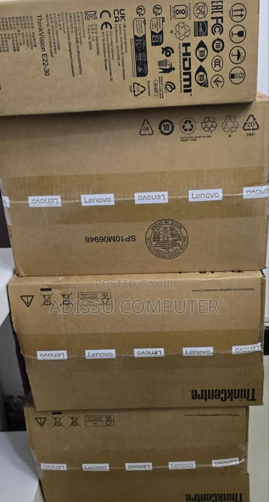 New Desktop Computer Lenovo ThinkCentre 22 8GB Intel Core i5 SSD 512GB