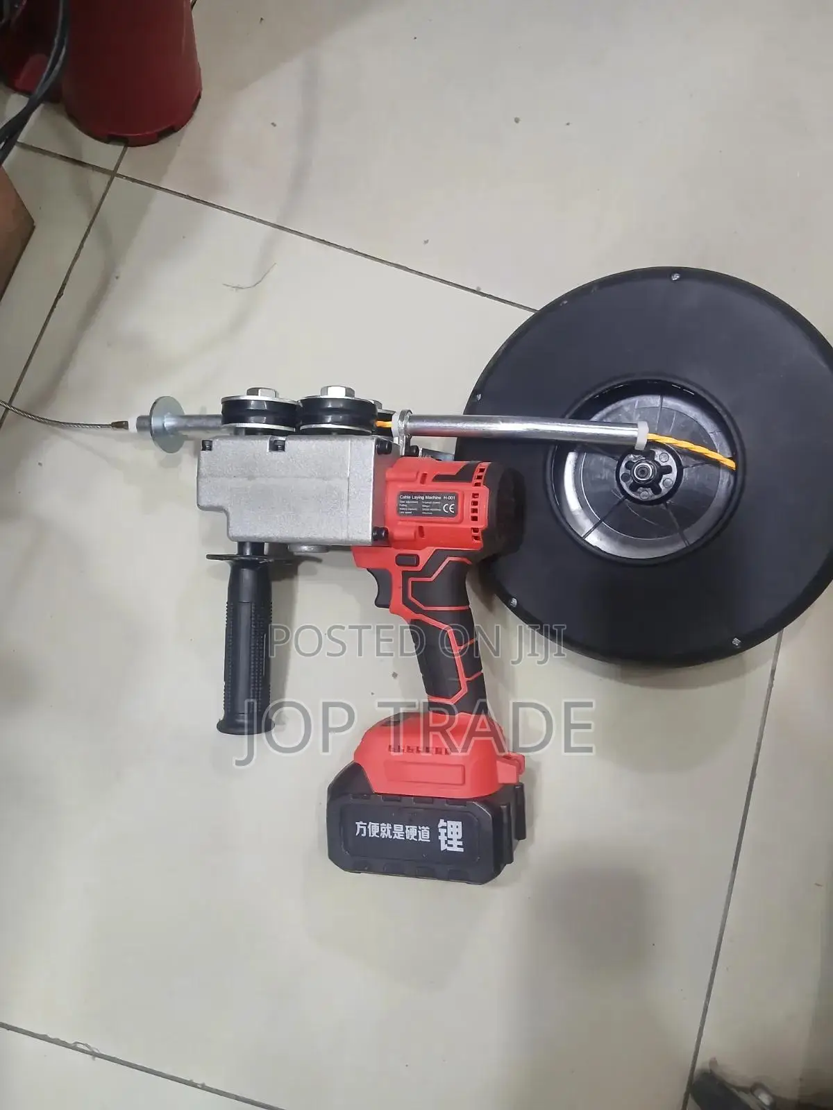 Stringing Electric Wire