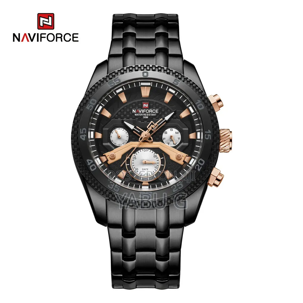 NaviForce Men's Sports Fashion Quartz Lumnious Date