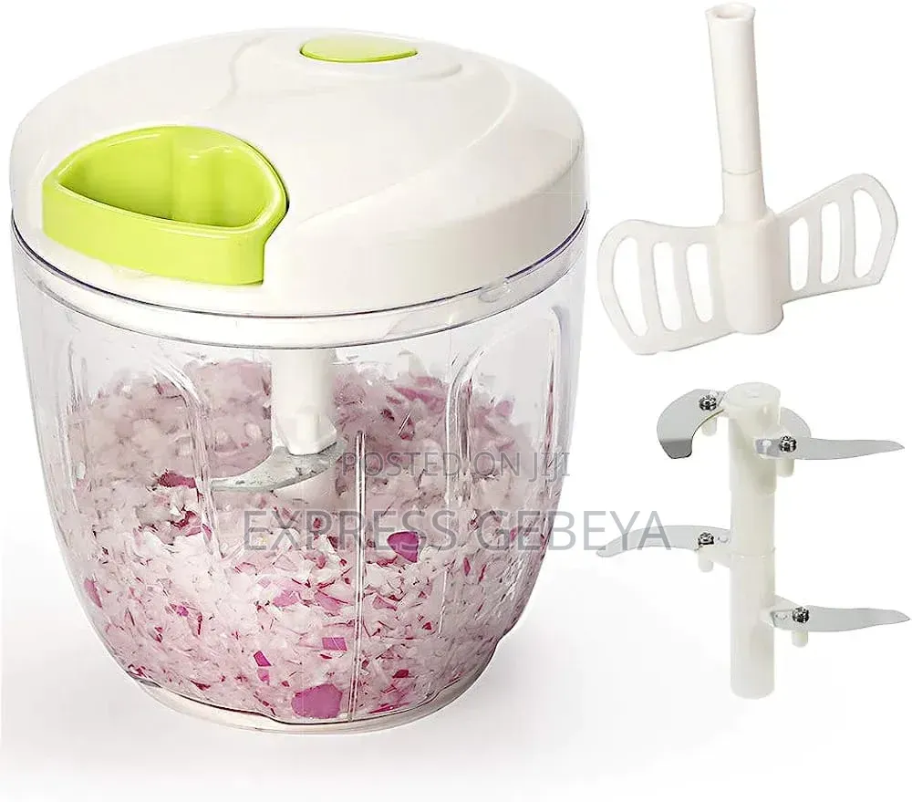 እናት መፍጫ Enat Manual Chopper የእጅ ማኑዋል ሽንኩርትና አትክልት መፍጫ