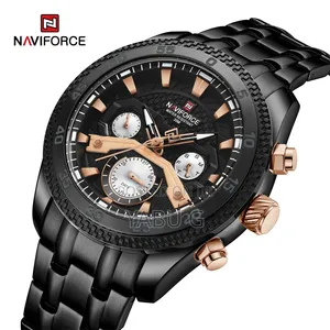 NAVIFORCE APEX Wristwatch for Men's Business Style Luxury Black Watcg