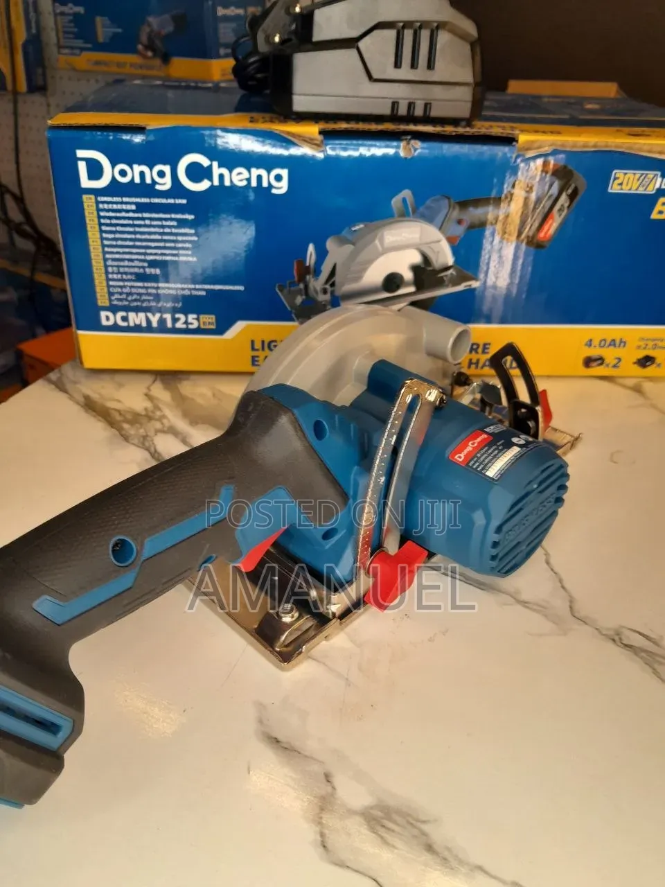 DongCheng DCMY125 20V Cordless Circular Saw በቻርጅ የሚሰራ የእንጨት መቁረጫ መጋዝ