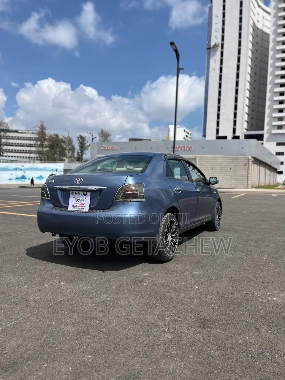 Toyota Yaris 2007 Blue