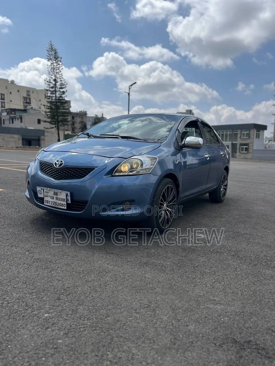 Toyota Yaris 2007 Blue