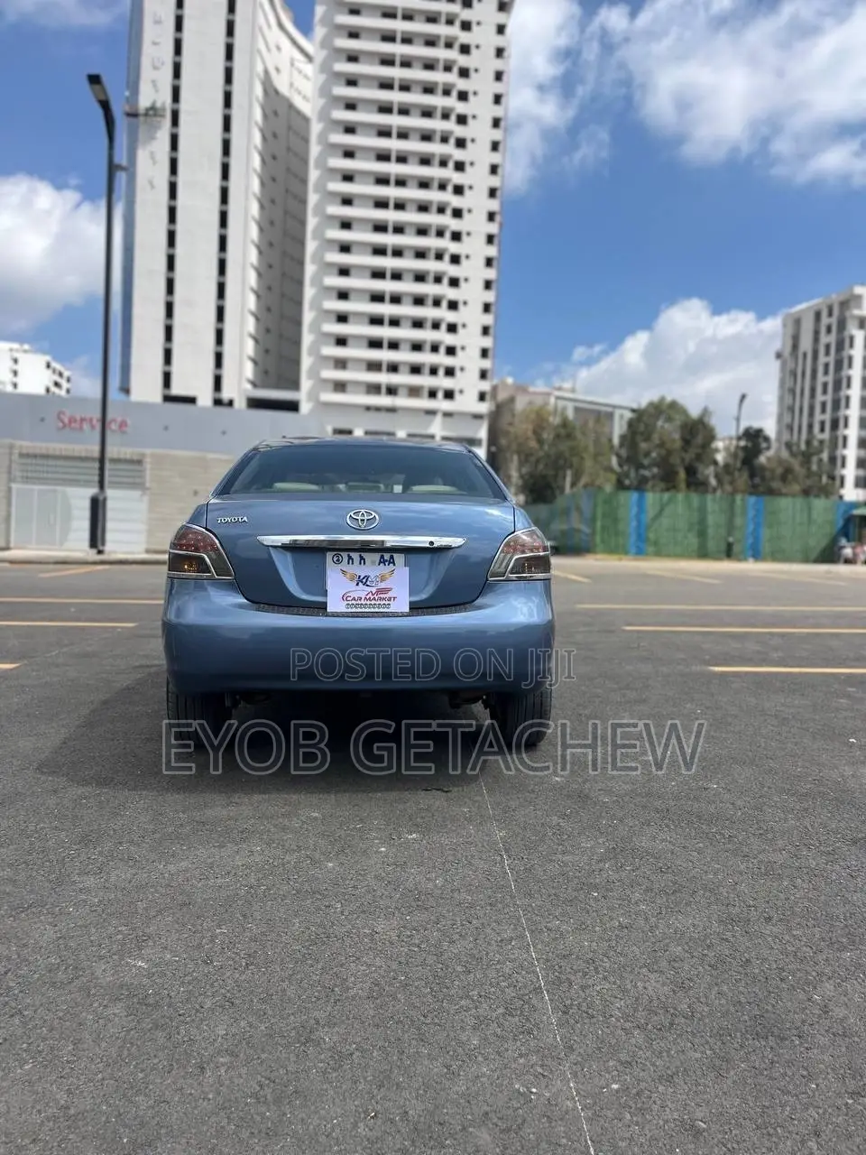 Toyota Yaris 2007 Blue