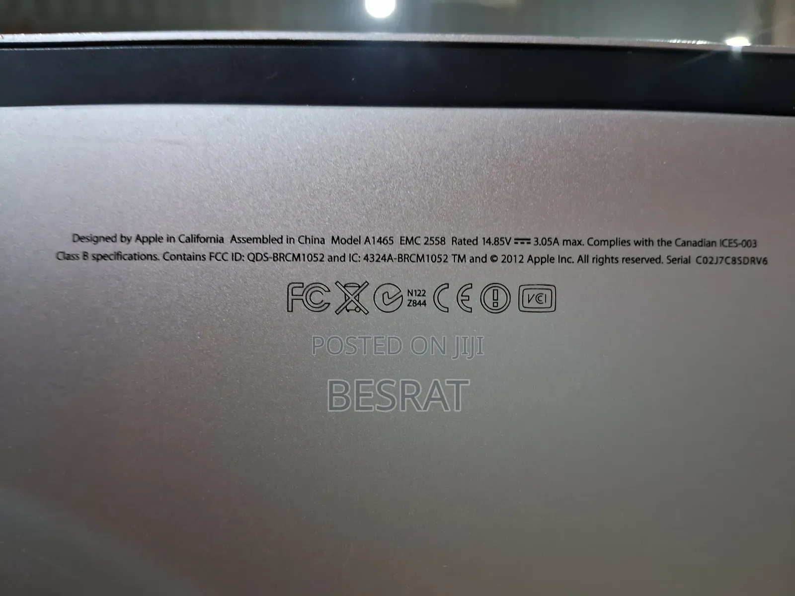 Laptop Apple MacBook 2014 4GB Intel Core i5 HDD 250GB