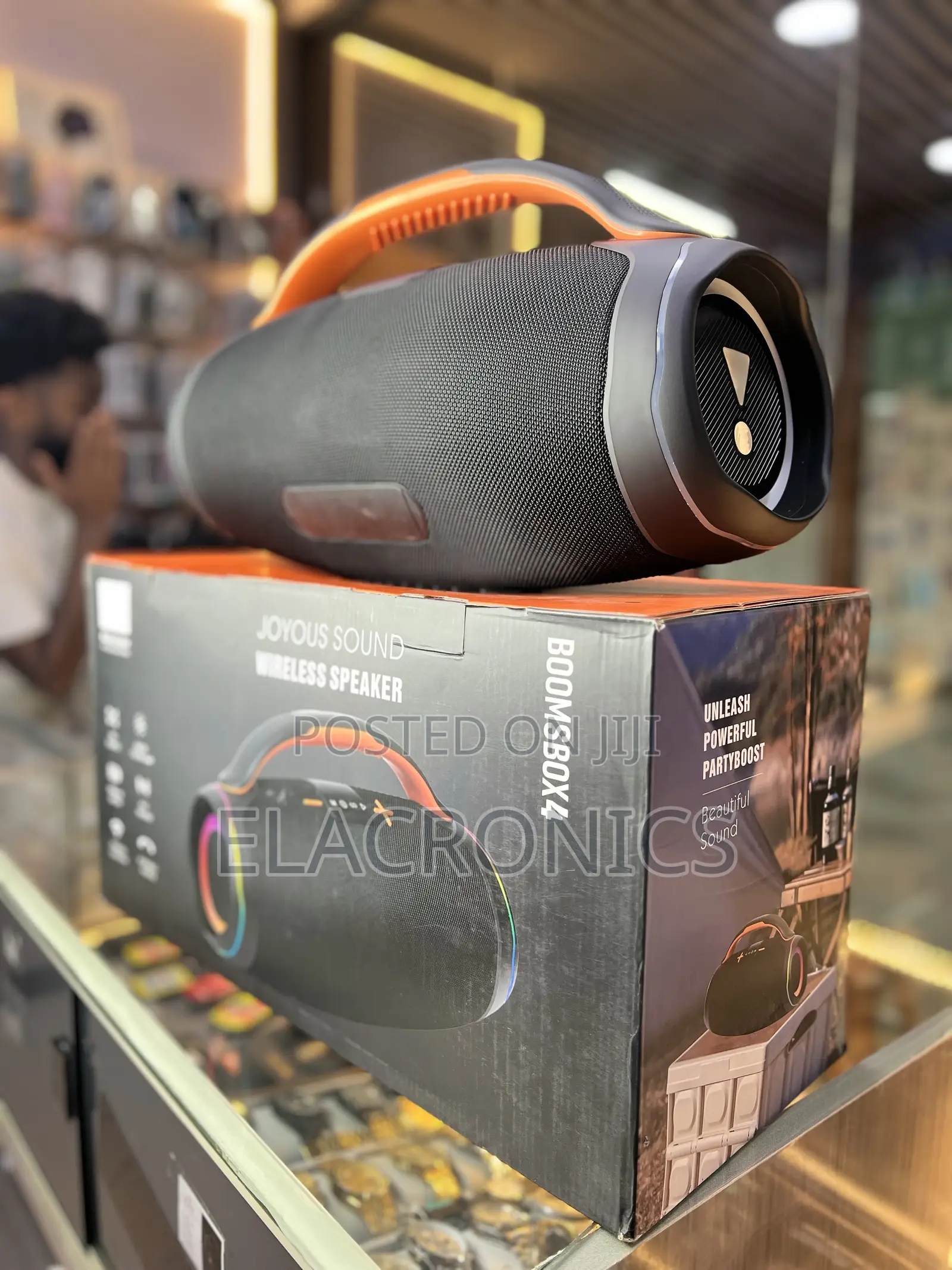 JBL Boombox 4 Style Wireless Speaker With RGB Light