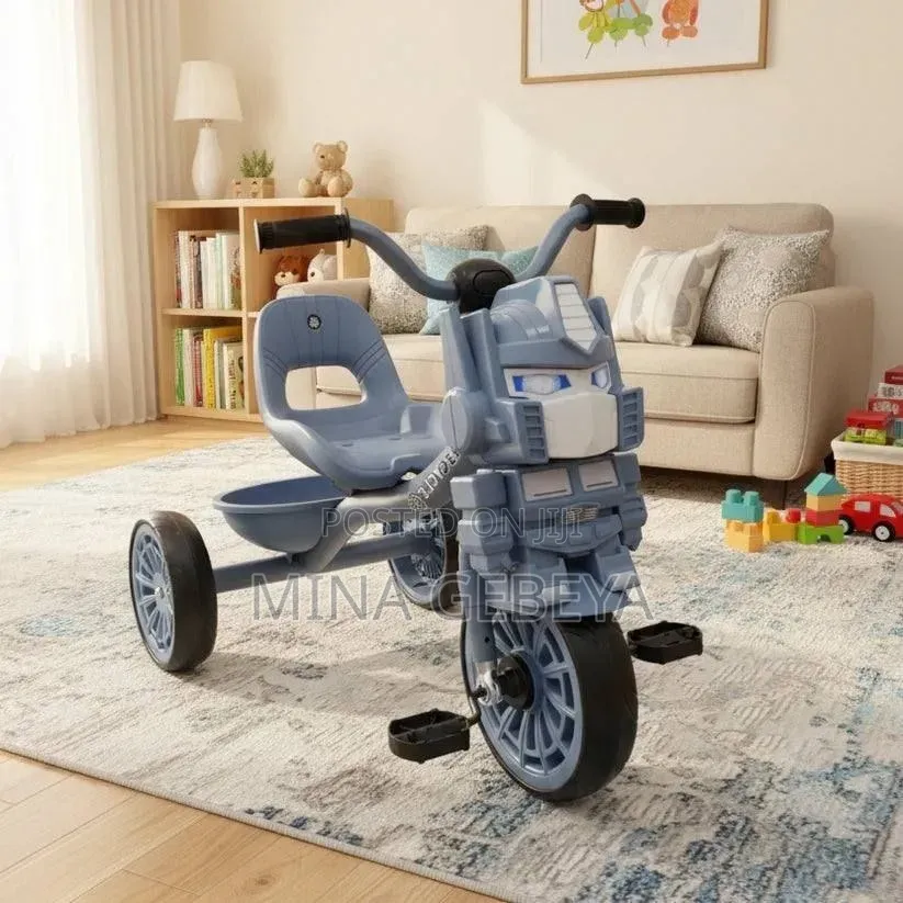 Baby Musical Tricycle With Parent Handle