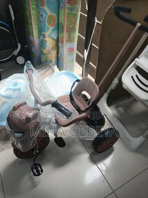 Baby Musical Tricycle With Parent Handle