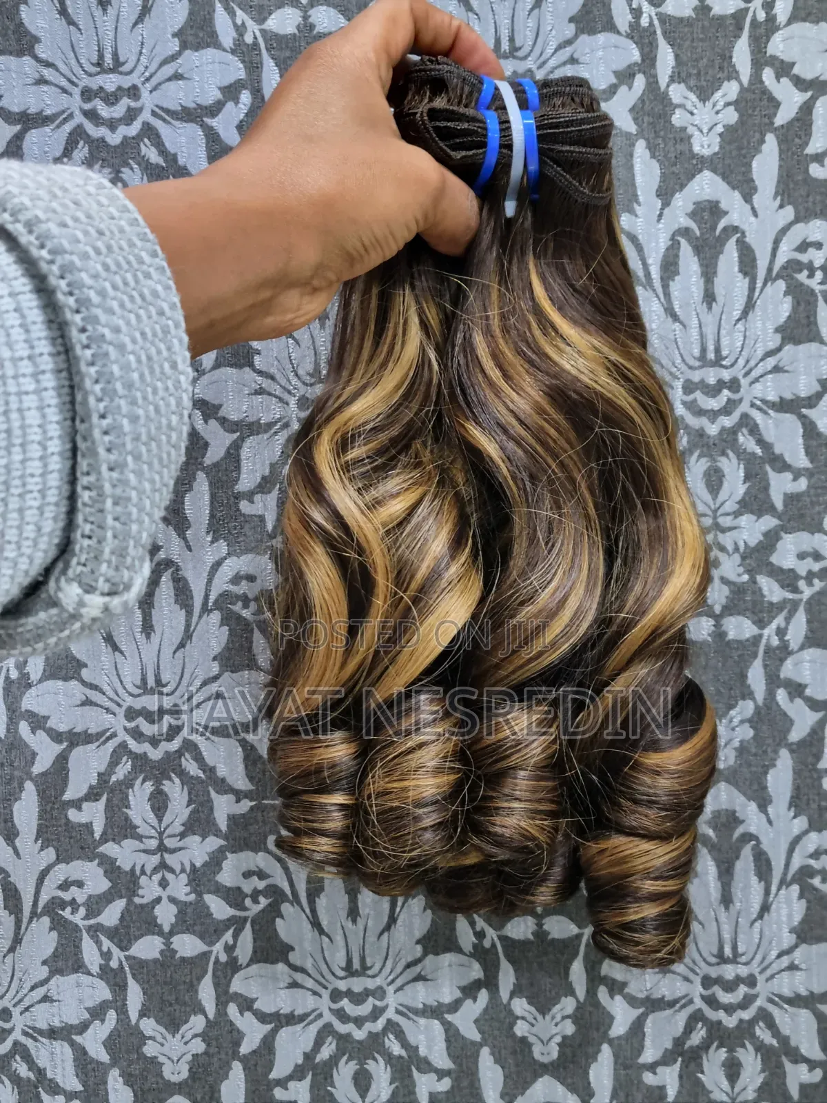 100% Human Hair Curly Extensions