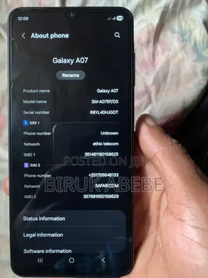 New Samsung Galaxy A07 128 GB Black