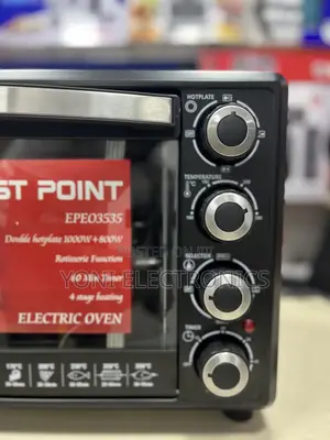 East Point Electric Oven With Double Hotplate & Rotisserie