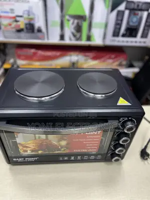 East Point Electric Oven With Double Hotplate & Rotisserie